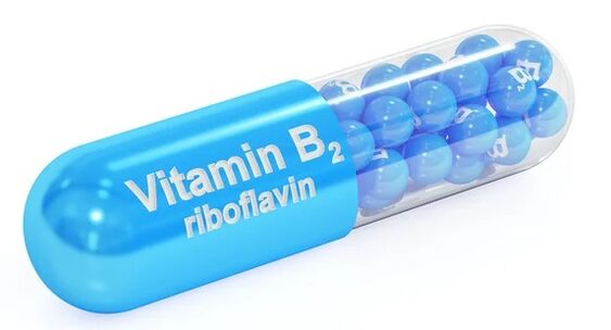 Oculax contiene vitamina B2